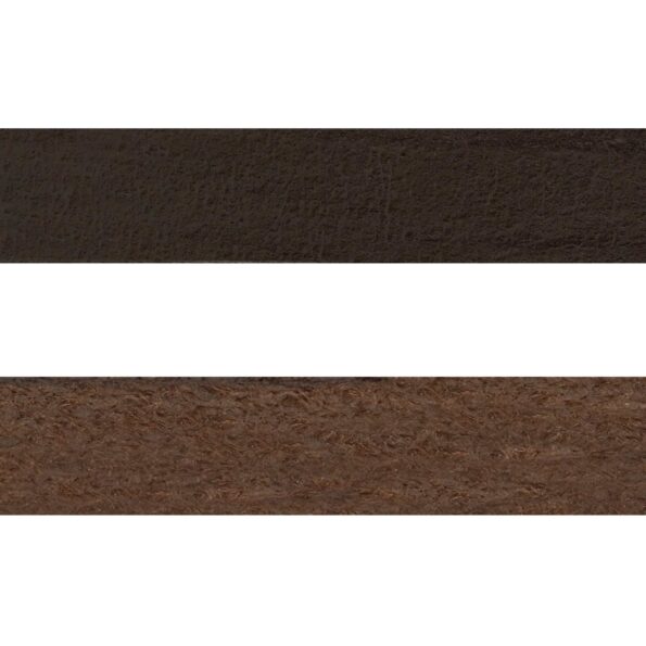 vidaXL Kožený remienok Tmavohnedá 200 x 1 cm Koža – Obrázok 7