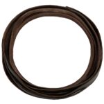 vidaXL Kožený remienok Tmavohnedá 1000 x 1,5 cm Koža – Obrázok 3