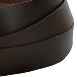 vidaXL Kožený remienok Tmavohnedá 500 x 2,5 cm Koža – Obrázok 4