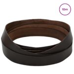 vidaXL Kožený remienok Tmavohnedá 1000 x 3,5 cm Koža – Obrázok 2
