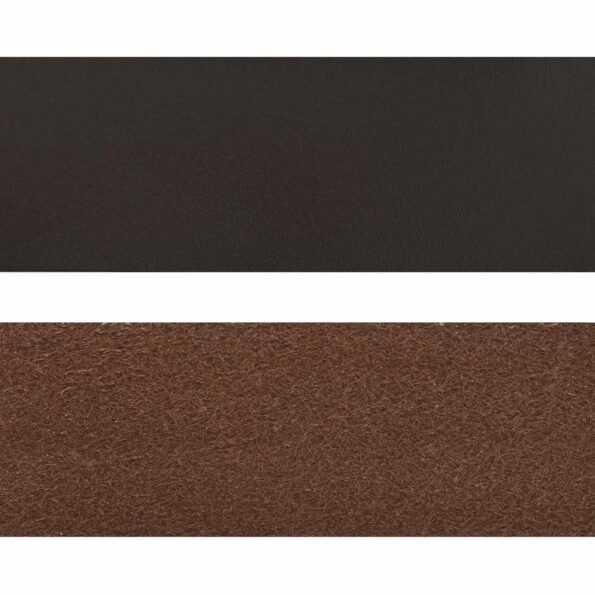 vidaXL Kožený remienok Tmavohnedá 200 x 4 cm Koža – Obrázok 7