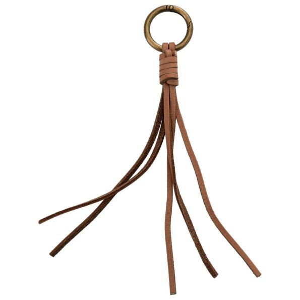 vidaXL Kožený remienok Hnedá 200 x 0,3 cm Koža – Obrázok 6