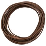 vidaXL Kožený remienok Hnedá 1000 x 0,3 cm Koža – Obrázok 3