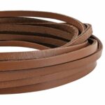 vidaXL Kožený remienok Hnedá 1000 x 0,3 cm Koža – Obrázok 4