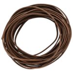 vidaXL Kožený remienok Hnedá 500 x 0,5 cm Koža – Obrázok 3