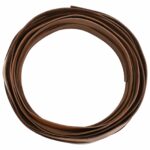 vidaXL Kožený remienok Hnedá 1000 x 1 cm Koža – Obrázok 3