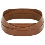 vidaXL Kožený remienok Hnedá 500 x 2,5 cm Koža