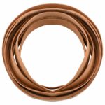 vidaXL Kožený remienok Svetlohnedá 500 x 3,5 cm Koža – Obrázok 3
