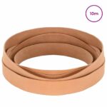 vidaXL Kožený remienok Svetlohnedá 1000 x 3,5 cm Koža – Obrázok 2