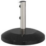 vidaXL Základňa na slnečník pre pól 40-50 mm 26.75 kg Čierna – Obrázok 6