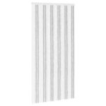 vidaXL Záves proti hmyzu z chenille Svetlo šedá a biela 100 x 200 cm – Obrázok 2