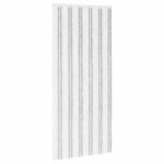 vidaXL Záves proti hmyzu z chenille Svetlo šedá a biela 100 x 220 cm – Obrázok 2