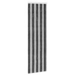 vidaXL Záves proti hmyzu z chenille Šedá a čierna 56 x 185 cm 100% PP – Obrázok 2