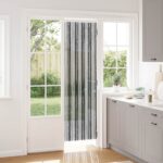 vidaXL Záves proti hmyzu z chenille Šedá a čierna 56 x 200 cm 100% PP