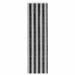 vidaXL Záves proti hmyzu z chenille Šedá a čierna 56 x 200 cm 100% PP – Obrázok 3