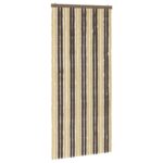 vidaXL Záves proti hmyzu z chenille Tmavohnedá a béžová 90 x 200 cm – Obrázok 2