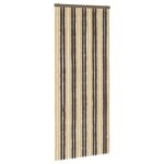 vidaXL Záves proti hmyzu z chenille Tmavohnedá a béžová 90 x 220 cm – Obrázok 2
