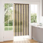 vidaXL Záves proti hmyzu z chenille Tmavohnedá a béžová 100 x 200 cm
