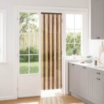 vidaXL Záves proti hmyzu z chenille Hnedá a béžová 56 x 200 cm 100% PP