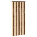 vidaXL Záves proti hmyzu z chenille Hnedá a béžová 90 x 200 cm 100% PP – Obrázok 2
