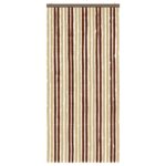 vidaXL Záves proti hmyzu z chenille Hnedá a béžová 90 x 200 cm 100% PP – Obrázok 3