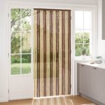 vidaXL Záves proti hmyzu z chenille Hnedá a béžová 100 x 220 cm
