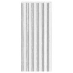 vidaXL Záves proti hmyzu z chenille Šedý a biely 100 x 230 cm 100% PP – Obrázok 3
