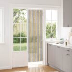 vidaXL Záves proti hmyzu z chenille Šedá a béžová 56 x 200 cm 100% PP