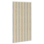 vidaXL Záves proti hmyzu z chenille Šedá a béžová 118 x 220 cm 100% PP – Obrázok 2