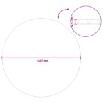 vidaXL Solárny kryt bazéna vysoká kvalita Ø 527 cm 200 μm Okrúhly PE – Obrázok 7