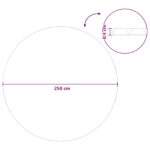 vidaXL Solárny kryt bazéna vysoká kvalita Ø 250 cm 200 μm Okrúhly PE – Obrázok 8