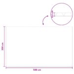 vidaXL Solárny bazénový kryt extra ťažký 500 x 300 cm 400 μm Štvorcový – Obrázok 7