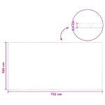 vidaXL Solárny bazénový kryt extra ťažký 732 x 366 cm 400 μm Štvorcový – Obrázok 7