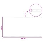 vidaXL Solárny bazénový kryt extra ťažký 600 x 300 cm 400 μm Štvorcový – Obrázok 7