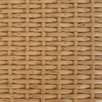 vidaXL Záhradný stôl Prírodná 55 x 55 x 37 cm PE ratan a sklo – Obrázok 7