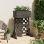 vidaXL Vertikálny záhradný trellis Sivá 48 x 30 x 70,5 cm