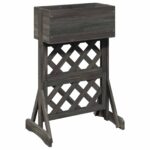 vidaXL Vertikálny záhradný trellis Sivá 48 x 30 x 70,5 cm – Obrázok 2