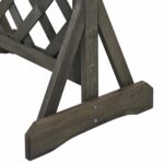 vidaXL Vertikálny záhradný trellis Sivá 48 x 30 x 70,5 cm – Obrázok 9