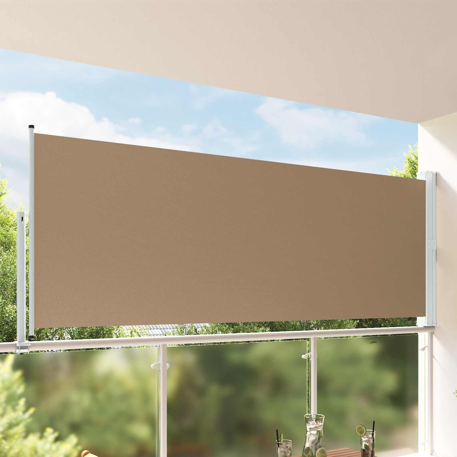 42035258_1.jpg vidaXL Bočný markíz 160 x 300 cm 100% polyester, železo, oceľ – Obrázok 1