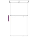 vidaXL Bočný markíz na balkón 170 x 250 cm – Obrázok 5