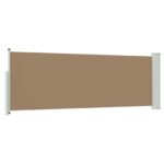 vidaXL Retračná bočná markíza Sivohnedá 300 x 100 cm Polyester – Obrázok 4