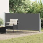 vidaXL Retračná bočná markíza 140 x 500 cm Polyester Obdĺžnikový