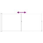 vidaXL Retračná bočná markíza 200 x 600 cm Polyester Obdĺžnikový – Obrázok 6