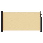 vidaXL Retračná bočná markíza Piesková 300 x 100 cm Polyester – Obrázok 2