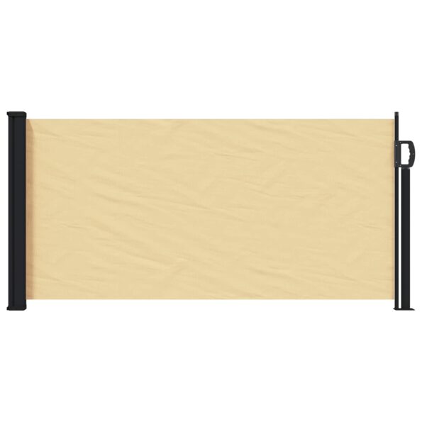 vidaXL Retračná bočná markíza Piesková 300 x 100 cm Polyester – Obrázok 2
