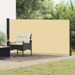 vidaXL Retračná bočná markíza 117 x 300 cm Polyester Obdĺžnikový
