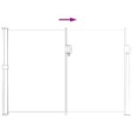 vidaXL Retračná bočná markíza 117 x 300 cm Polyester Obdĺžnikový – Obrázok 6