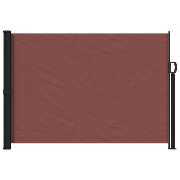 vidaXL Retračná bočná markíza Hnedá 300 x 170 cm Polyester – Obrázok 2