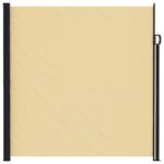 vidaXL Retračná bočná markíza Piesková 500 x 220 cm Polyester – Obrázok 2