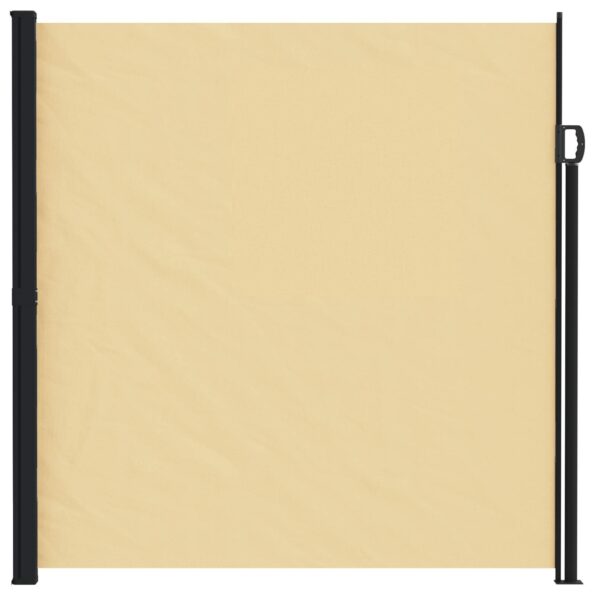 vidaXL Retračná bočná markíza Piesková 600 x 220 cm Polyester – Obrázok 2